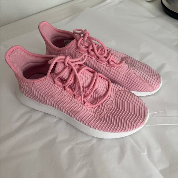 ADIDAS Tubular Shadow J Light Pink Sneakers Unisex Kids Sz 5.5 Athletic - Picture 1 of 7